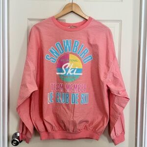 Vintage 80s *RARE* Snowbird Ski Competition Long Sleeve T-Shirt Size L